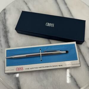 Vintage NIB Cross Chrome 3502 Pen